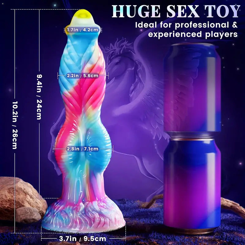 Horse Suction Dildo Women Sex Toy Dragon Thrusting Vibrator